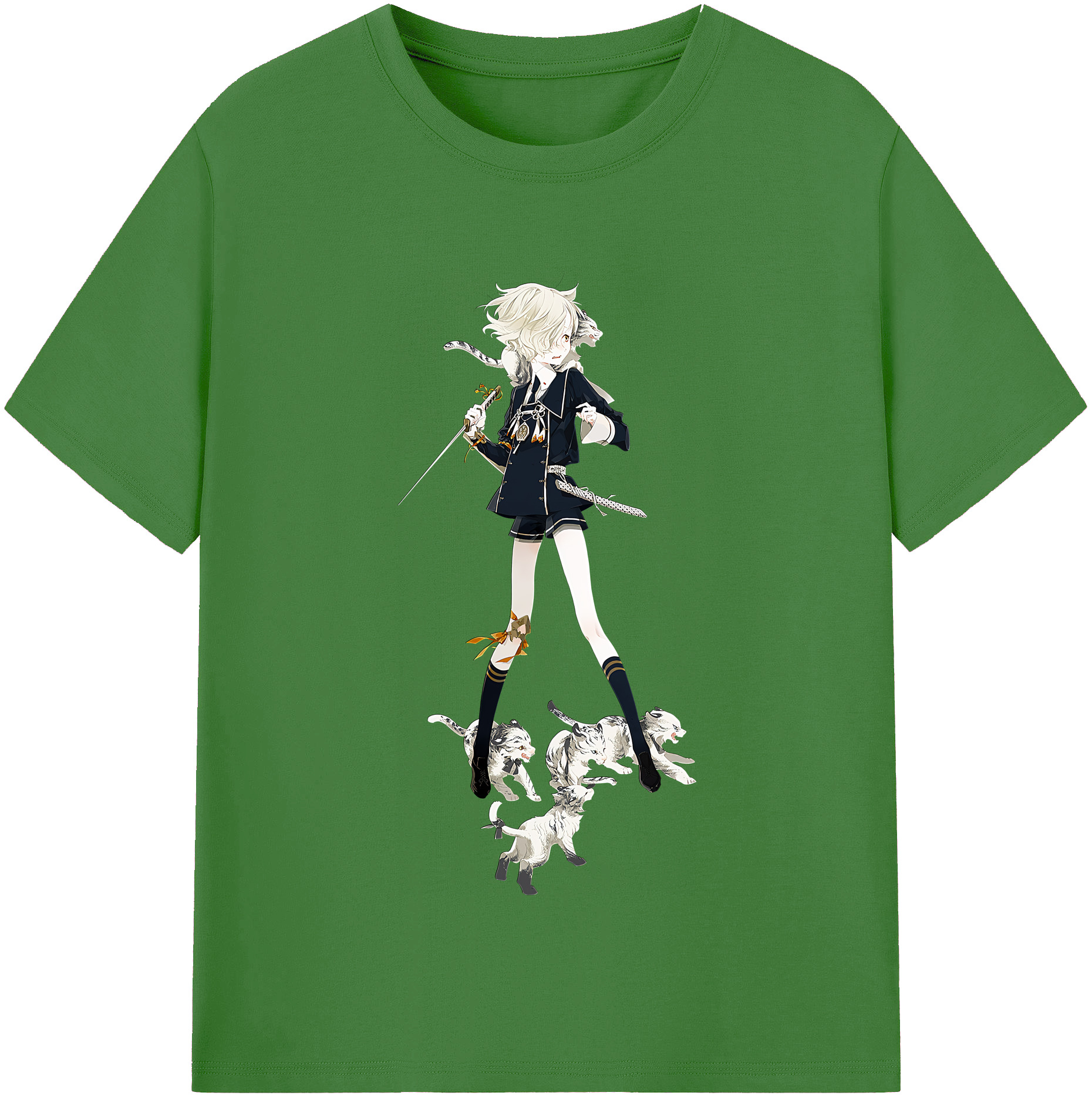 （画像用） 刀剣乱舞 Touken Ranbu レディースカジュアルプリントTシャツ（綿100％）